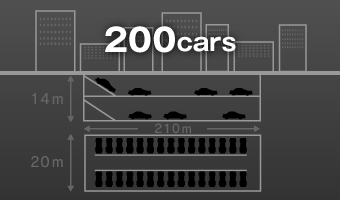 Conventional Underground Parking Garage